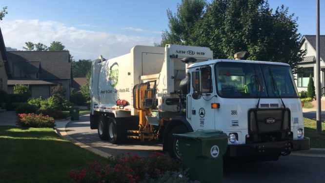 asheville sanitation truck