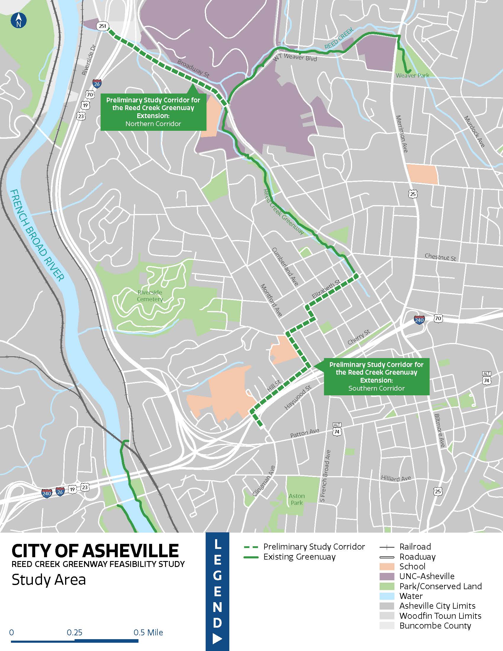 Reed Creek Greenway Expansion Feasibility Study - The City of Asheville