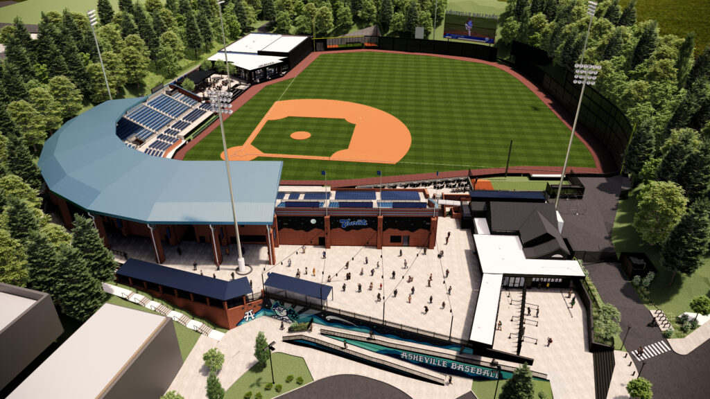 mccormick field bird's eye view rendering