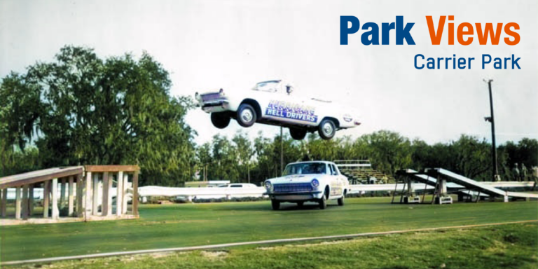 carrier park car stunt