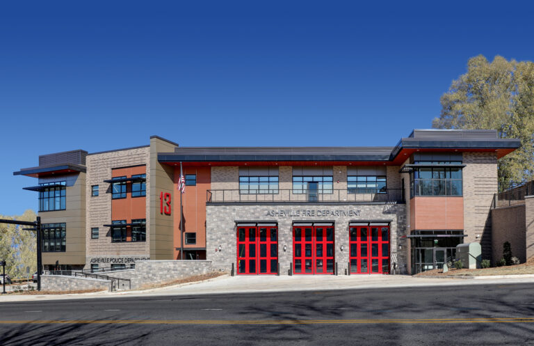 front of Broadway public safety station