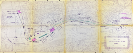 map of french broad river park